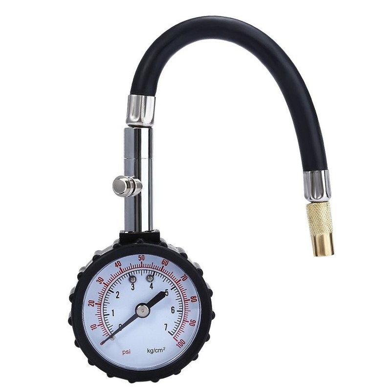 Đồng hồ đo áp suất -1 tới 5 bar PA Đức chân đồng vỏ thép mặt 63mm